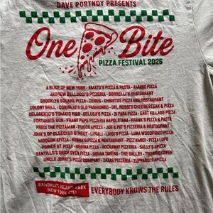 Dave Portnoy One Bite Pizza Festival 2025 Official Tee 🍕